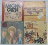 Magna Carta - Eight albums including Magna Carta (20166SMCL) black and silver labels, record and