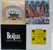 The Beatles - eleven albums including Fan Club Xmas 1970, Sessions, Past Masters (BPM1), Magical