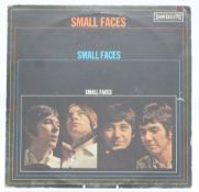 Small Faces - Small Faces (IMLP008) record appears EX with sticker residue to label, cover good with