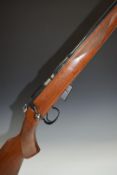 CZ 52-2E ZKM American .177 bolt-action rifle with chequered semi-pistol grip and forend, sling