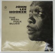 John Lee Hooker - The Real Folk Blues (CRL4527) record and cover appear at least VG
