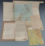 British Army WW2 Northamptonshire Regiment and Burma interest typed notes on 'Battle Experience'