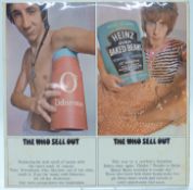 The Who - Sell Out (612002) with sticker on rear and matt back poster, record and cover appear VG