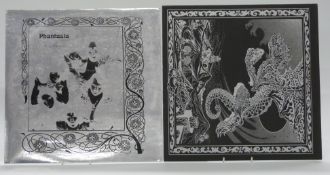 Phantasia - A Psychedelic and I Talk To The Moon, both numbered albums and covers appear VG/Ex