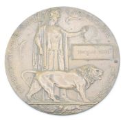 British WW1 Memorial Plaque / Death Penny for Thomas Hope