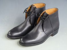 Pair of Cavalry short boots, size 9M, black, as new