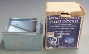 Webley air rifle pellet catcher, in original box.