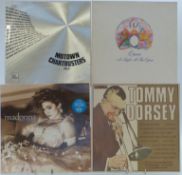 Approximately 80 albums and 30 singles, mostly 1980s including Paul McCartney, Madonna and some