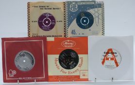 Approximately 300 singles mostly 1960s and 1970s