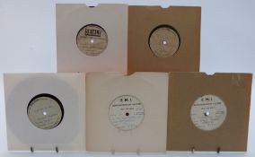Acetates / Emidiscs - 14 singles including Ray Charles, The Raindrops, Eddie Rambeau, Tuesday's