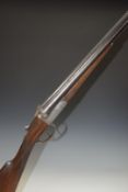 William Moore & Gray 12 bore side by side shotgun with named and engraved lock, engraved trigger