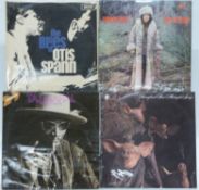 Approximately 130 albums, mostly Blues including Otis Spann, Taj Mahal, Muddy Waters, Sonny Boy