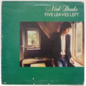 Nick Drake - Five Leaves Left (ILPS9105) black logo, rough texture label, record appears bright/
