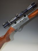 Anschutz Model 520 .22LR 10-shot semi-automatic rifle with chequered semi-pistol grip, sling