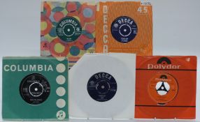 Approximately 300 singles mostly 1960s including The Move, Mungo Jerry, Alma Cogan , Anthony Newley,