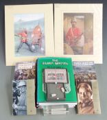 Anglo Zulu War and American Civil War ephemera including two colour prints, The Duel of