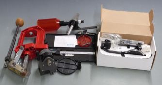 A collection of mainly Lee re-loading equipment including Loading Press, Safety Primer Feed, Auto-