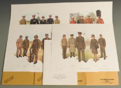 US Marine Corps uniforms 1983, twelve colour prints by Captain D J  Neary, The American Soldier