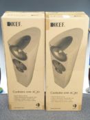 KFF pair of stereo speakers IQ5, in original boxes