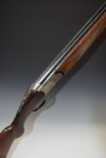 Webley & Scott Model 900 12 bore over and under ejector shotgun with engraved lock, underside and