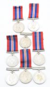 Eight British WW2 War Medals