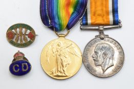 A pair of WW2 medals awarded to Deal 2701 Pte G H Drew Royal Marines together with two Home Front