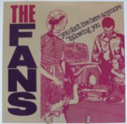 The Fans - You Don't Live Here (EGG010), record and cover appear VG