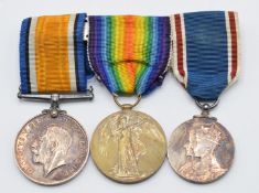 British Army WW1 War and Victory Medals, both named to M2 076448 Pte A Furmidge, Army Service Corps,