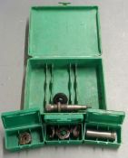 A collection of RCBS re-loading dies and accessories, in original fitted boxes.