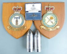 Royal Air Force silver and enamel sweetheart brooch in fitted box, by Skinner & Co Bond Street,