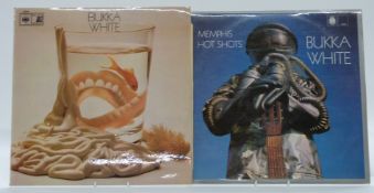 Bukka White - Memphis Hot Shots (S7-63229) record and cover appear VG, plus Bukka White (M52629)