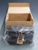 Brown leather shotgun cartridge loaders bag, new in original box and packaging.