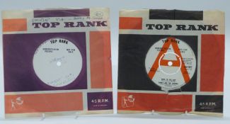 Danny and The Juniors - Twistin' USA, Top Rank demo, handwritten labels, plus Back To The Hop (