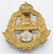 British Army 3rd (Militia) Battalion East Lancashire Regiment cap badge