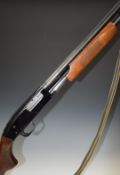 Mossberg New Haven 12 bore three shot pump action shotgun with chequered semi-pistol grip and