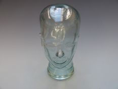 Glass display head