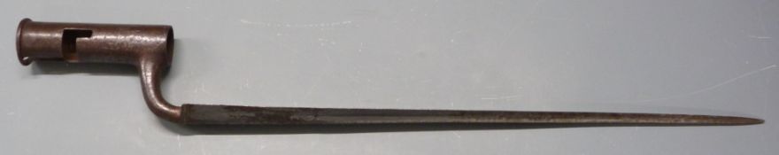 Socket bayonet with 10cm socket and 40cm blade. PLEASE NOTE ALL BLADED ITEMS ARE SUBJECT TO OVER