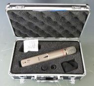AKG C1000S microphone in fitted hard case