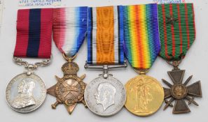 British Army WW1 18th Hussars Distinguished Conduct medal group for 4733 Trumpeter J Moylan