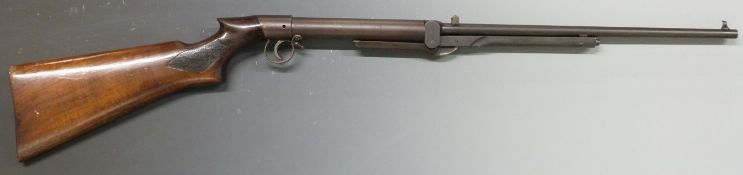 BSA light pattern Lincoln Jeffries style .177 air rifle with BSA to the chequered semi-pistol grip