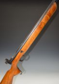 Vickers .22 underlever action target rifle with adjustable sights, semi-pistol grip and 29 inch