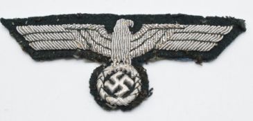 German WW2 Third Reich Nazi Wehrmacht officer's breast eagle