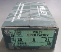 Two-hundred-and-fifty Eley Coley Super Twin 20 bore shotgun cartridges, sealed in original box.