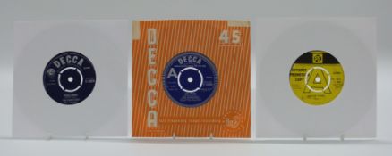 The Pussyfoot - Mr Hyde (F12561) demo, Good Times (7N17520) demo, and Freeloader (F12474), all