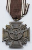 German Nazi Party 10 Years of 'Faithful Service' badge / medal