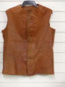 Canadian Style WWI Leather Jerkin