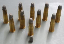 Ten 11.48x55R Turkish Peabody rifle cartridges PLEASE NOTE THAT A VALID RELEVANT FIREARMS/SHOTGUN