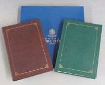 Gloucestershire Regiment commemorative plate made by Royal Worcester together with two photograph