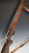 Anschutz Model 1515-1516 .22LR semi-automatic rifle with adjustable pop-up sights. leather sling and