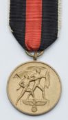 German Third Reich Nazi Sudetenland 1st October 1938 Medal
